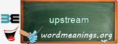 WordMeaning blackboard for upstream